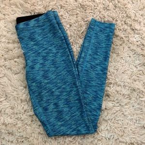 Electric blue workout leggings